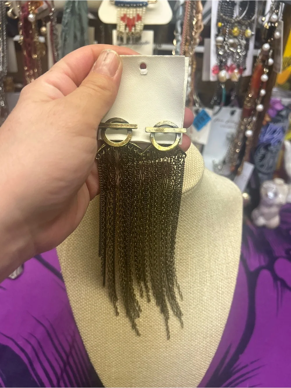NWT Free People Long Way Earrings